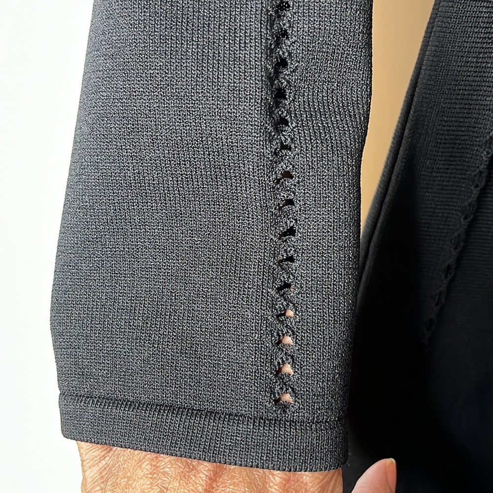 Calvin Klein Peek a Boo Cut Out Knit Long Sleeve Dress MEDIUM - Picture 6 of 7